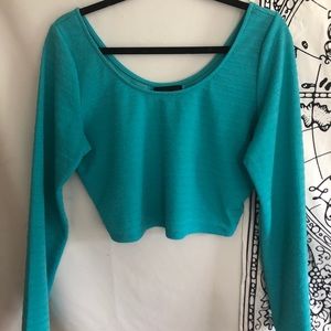 Textured Crop Top